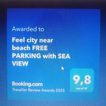 Feel Near Free Parking With Sea View * Zára